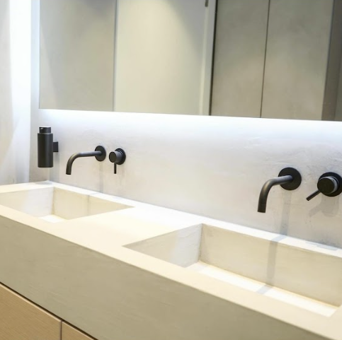 Lavabo microcemento