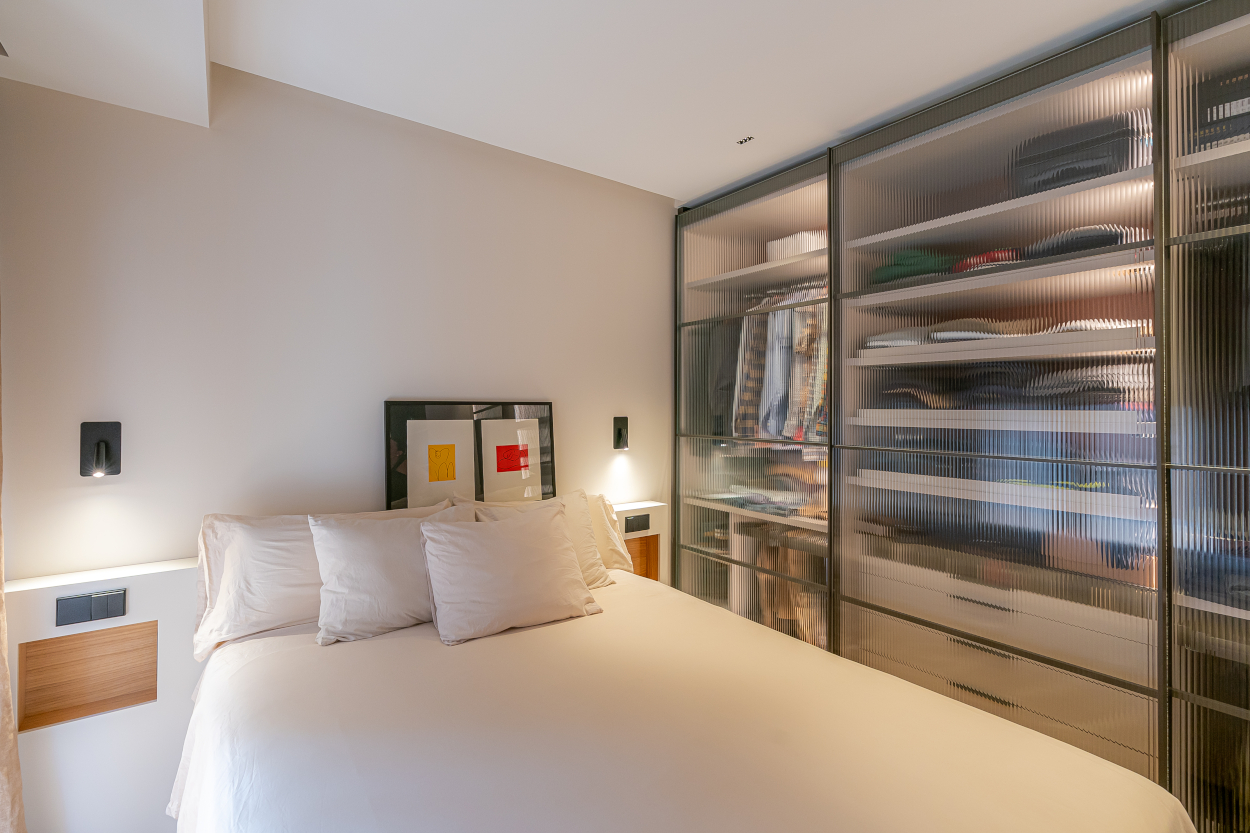 dormitorio principal con vestidor integrado