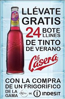 Indesit y Tinto de Verano, unidos contra el calor