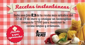 Promoción de Teka en Facebook: premio, un lavavajillas