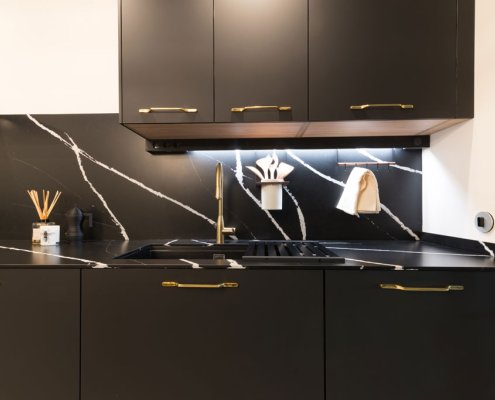 Encimera de Cocina Porcelánico Techlam Kalos Bianco