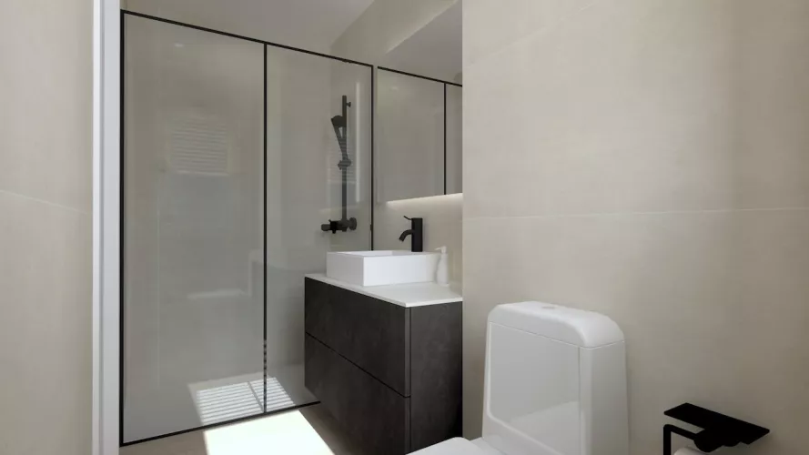 Proyecto interiorismo baño