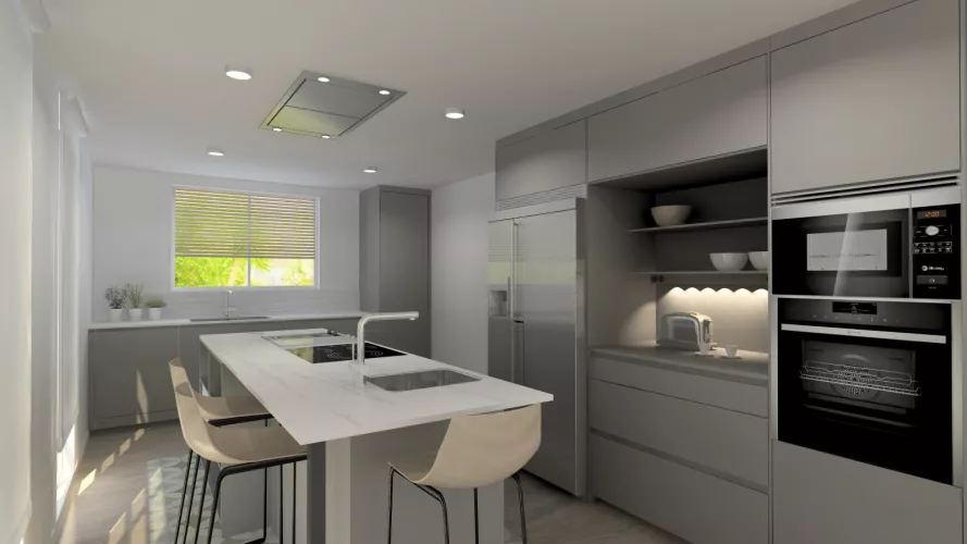 Cocina Santos Gris