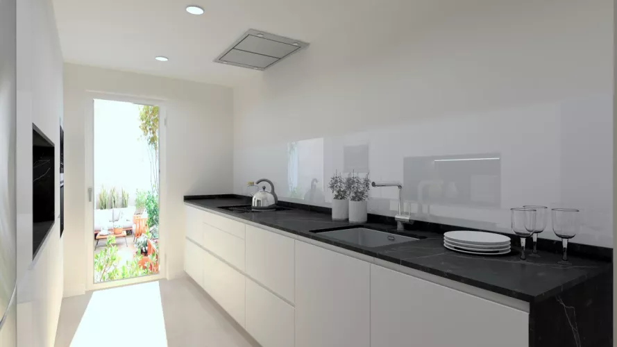 Reforma de Cocina en Pozuelo de Alarcón con Encimera Neolith