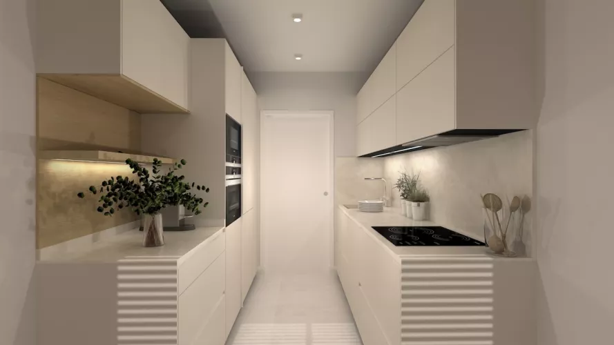 cocina dos frentes