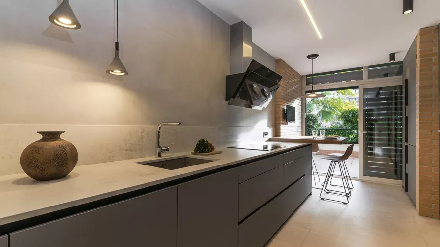 Cocina Santos Gris Visón