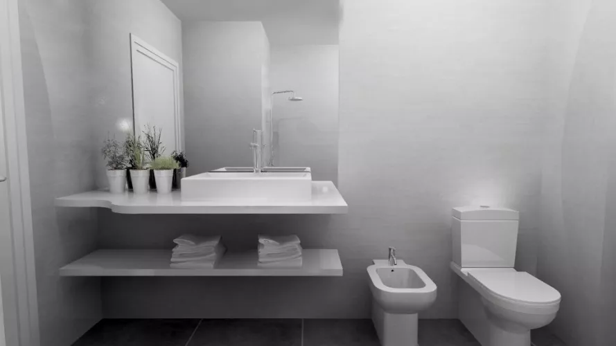 proyecto de baño neutro