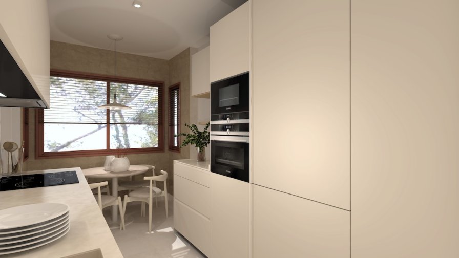 Cocina blanca