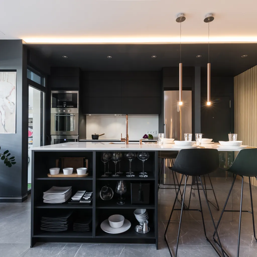 Cocina Contemporánea: Elegancia, Diseño y Calidez