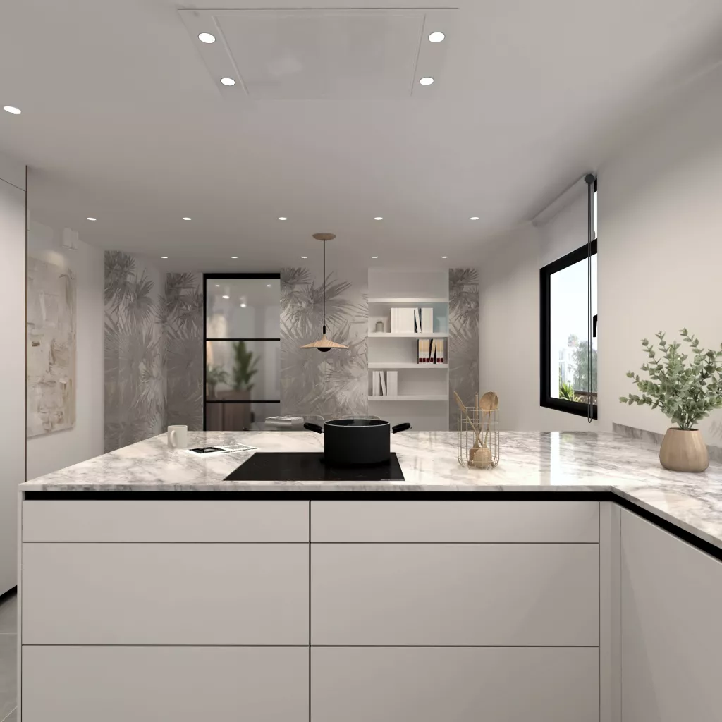Cocina contemporánea en Madrid