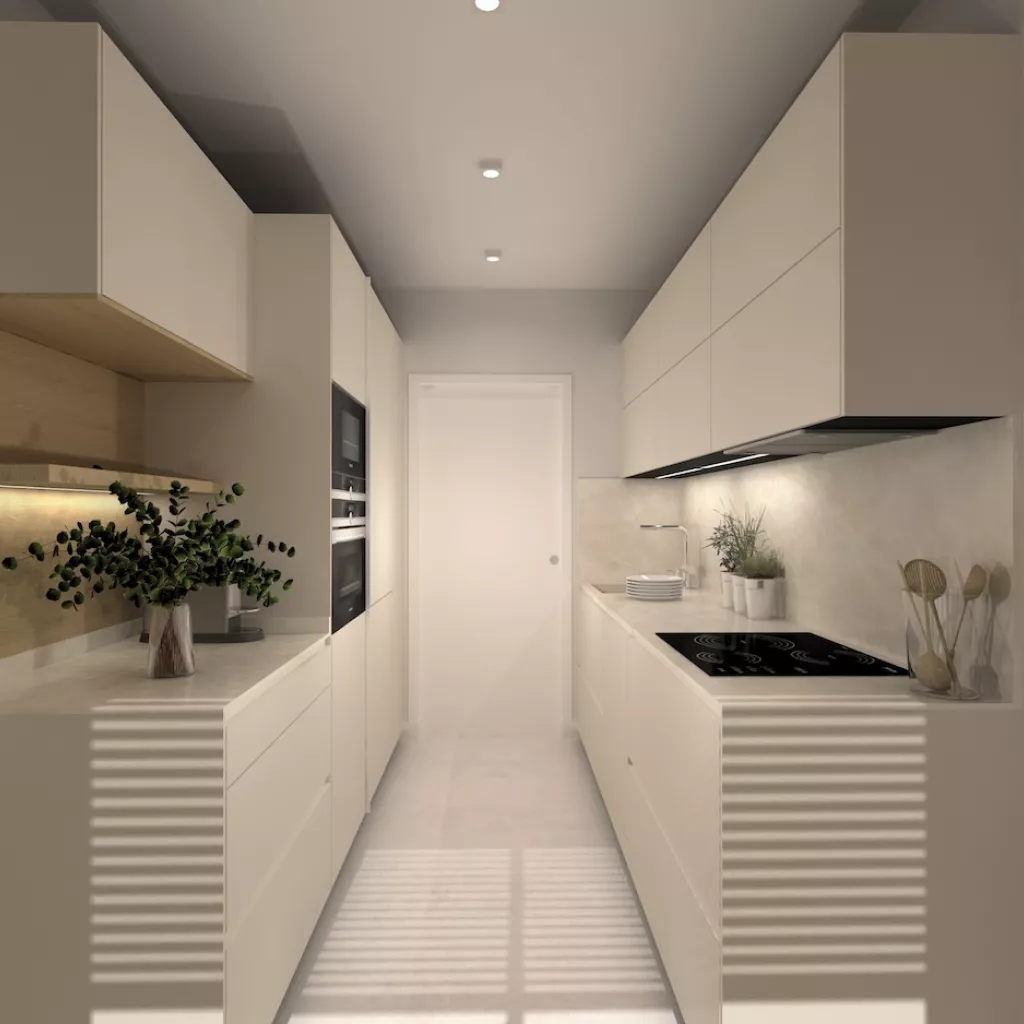 cocina dos frentes